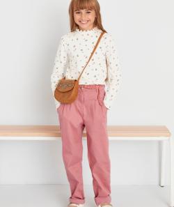 Emma le jean mom vieux rose fille - 2 A