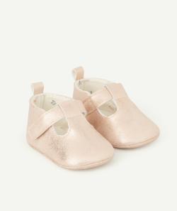 Chaussons type baskets bébé fille couleur dorée - 6-12 M