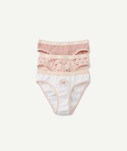 Le lot de 3 culottes roses en coton - 12 A