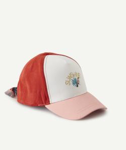 Casquette bébé fille colorblock message sunshine - 3-6 M