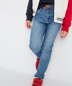 Victor le jean slim garçon en denim avec cordon less water - 3 A