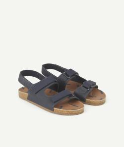 Sandales garçon bleu marine avec scratch - 29