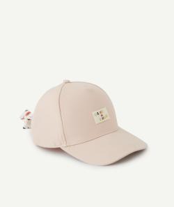 Casquette fille rose pâle avec patch - 2-3 A