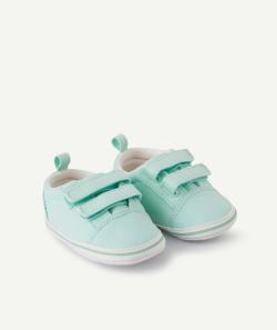 Chausson menthe style baskets à scratchs bébé fille - 12-18 M
