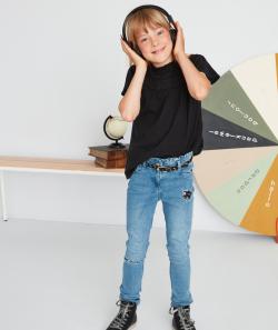 Louise le jean skinny en denim bleu effet déchiré fille - 14 A