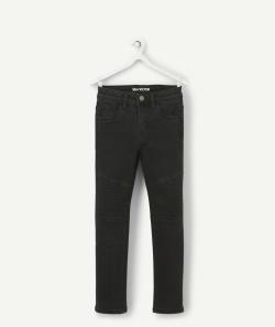 Victor le pantalon slim noir garçon avec des surpiqûres en relief - 4 A