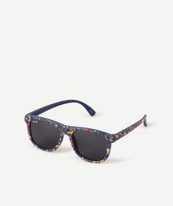 Lunettes de soleil bébé garçon bleues imprimées savane - TU