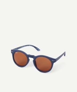 Lunettes de soleil bleues en plastique recyclé - TU