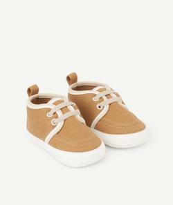 Chaussons style baskets bébé garçon camel - 3-6 M