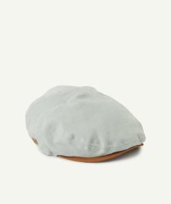 Casquette gavroche garçon verte en coton - 4-6 A