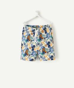 Bermuda bébé garçon en coton bio imprimé tropical - 6 M