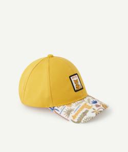 Casquette bébé garçon jaune en coton thème désert - 9-18M