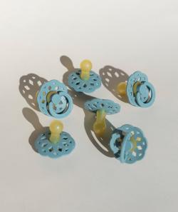 Lot de 2 tétines bohème bleu lay taille 1 - T1