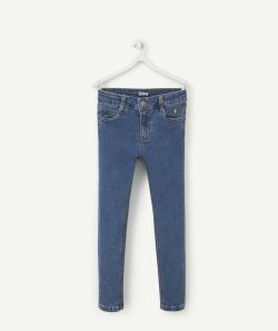 Pantalon garçon en denim bleu low impact avec skate - 2-3 A