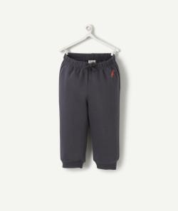 Jogging bébé garçon en fibres recyclées gris avec message - 9 M