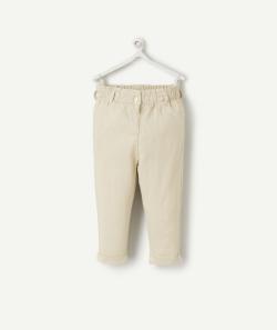 Pantalon relax bébé fille écru - 24 M