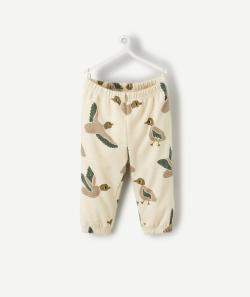 Jogging bébé garçon en fibres recyclées imprimé avec oiseaux - 9 M