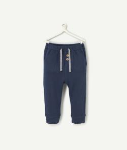 Jogging bébé garçon en fibres recyclées bleu marine - 3 M