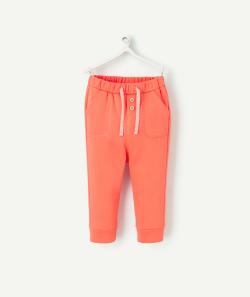 Jogging bébé garçon en fibres recyclées orange - 18 M