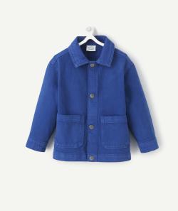 Veste bébé garçon en coton bleu électrique - 24 M