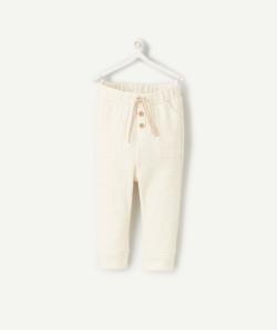 Pantalon de jogging en fibres recyclées écru chiné - 36 M