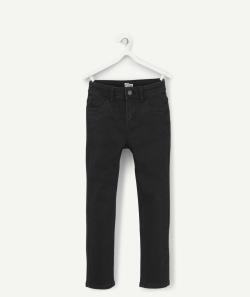 Pantalon slim garçon en denim noir low impact - 4 A