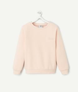 Sweat manches longues fille rose brodé génération smile - 6 A