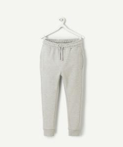 Pantalon de jogging garçon gris élastiqué avec poches - 2-3 A