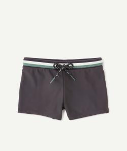 Boxerde bain garçon gris foncé en fibres recyclées - 2 A