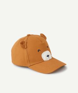 Casquette ours bébé garçon marron avec petites oreilles - 9-18M