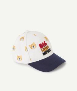 Casquette bébé garçon imprimée chats et message brodé - 3-6 M