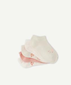 Lot de 5 paires de chaussettes roses et beiges - 31-34