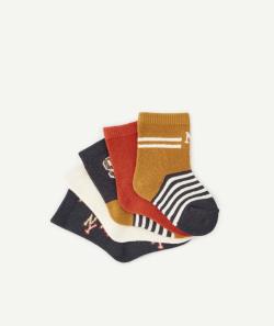 Lot de 5 chaussettes bébé garçon thème new york - 15-17