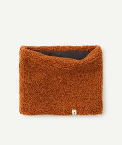 Snood garçon en sherpa marron - 2-6 A