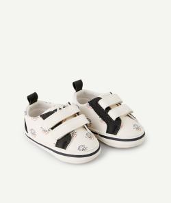 Chaussons style baskets à scratchs bébé garçon avec motifs chiens - 12-18 M