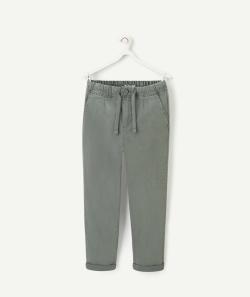 Pantalon relax garçon en viscose responsable vert - 7 A
