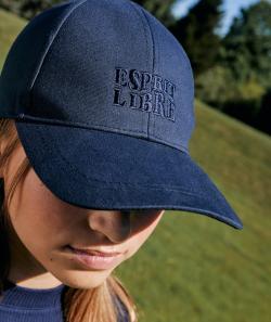 Casquette bleue foncée thème esprit libre - TU