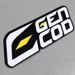 Sticker Gencod compact 130x53mm