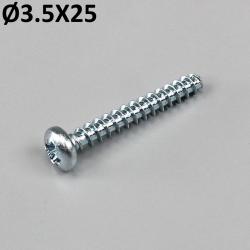 Vis 3.5x25 mm pour feux, clignotants... (à l'unité)