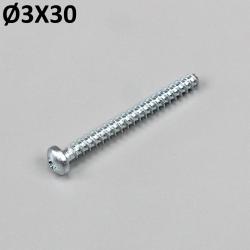 Vis 3x30 mm pour feux, clignotants... (à l'unité)