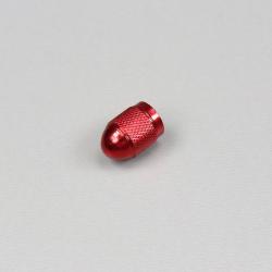 Bouchon de valve alu bullet rouge (à l'unité)