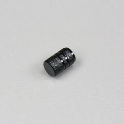 Bouchon de valve alu classic noir (à l'unité)