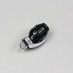 Bouchon de valve alu grenade noir (à l'unité)