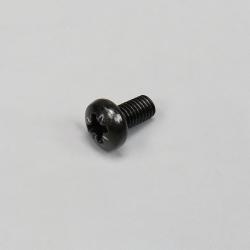 Vis 6x12 mm tête cruciforme noire (à l'unité)