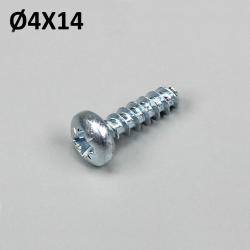 Vis 4x14 mm pour feux, clignotants... (à l'unité)