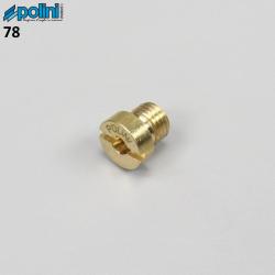 Gicleur 78 Ø6 mm carburateur PHVA, PHBN Polini