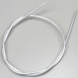Gaine de câble de gaz, starter, décompresseur et frein chromée pailletée 5 mm (au mètre)