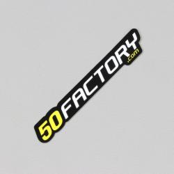 Sticker 50 Factory 6 cm