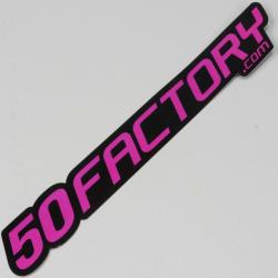 Sticker 50 Factory 24 cm violet