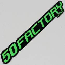 Sticker 50 Factory 24 cm vert